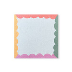heartland cards pastel scallops square notes
