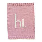 huggalugs pink hi.  knit blanket