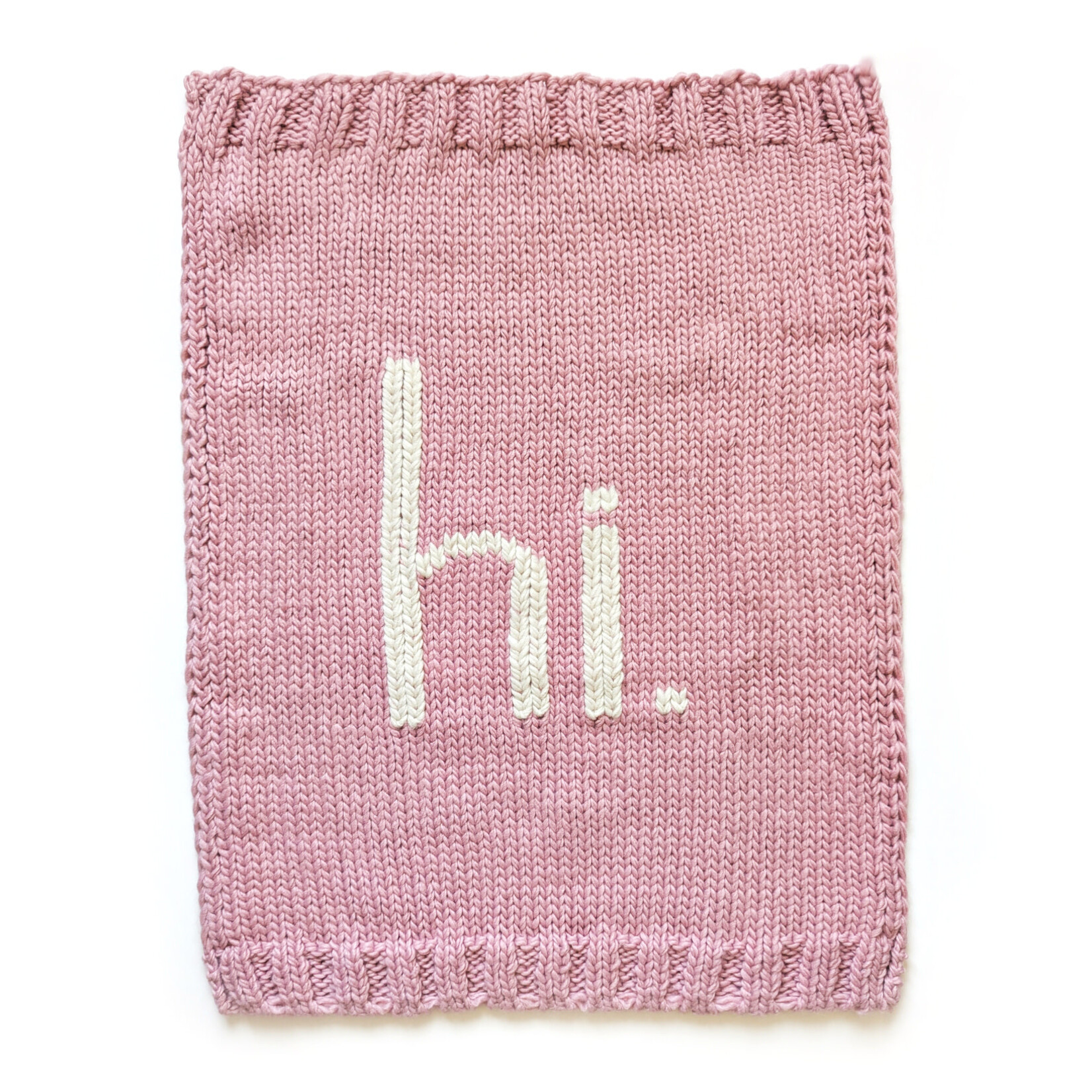 huggalugs pink hi.  knit blanket