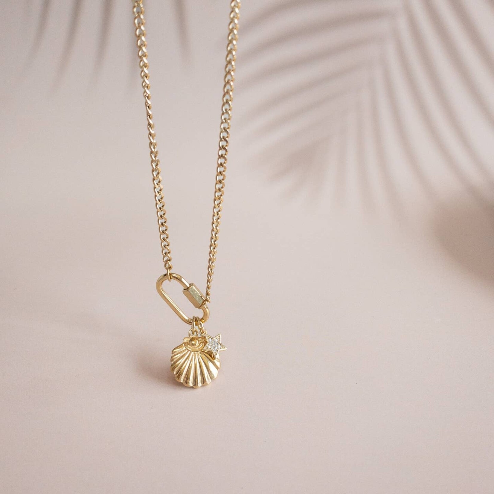 Lotus Jewelry Studio carabiner charm chain