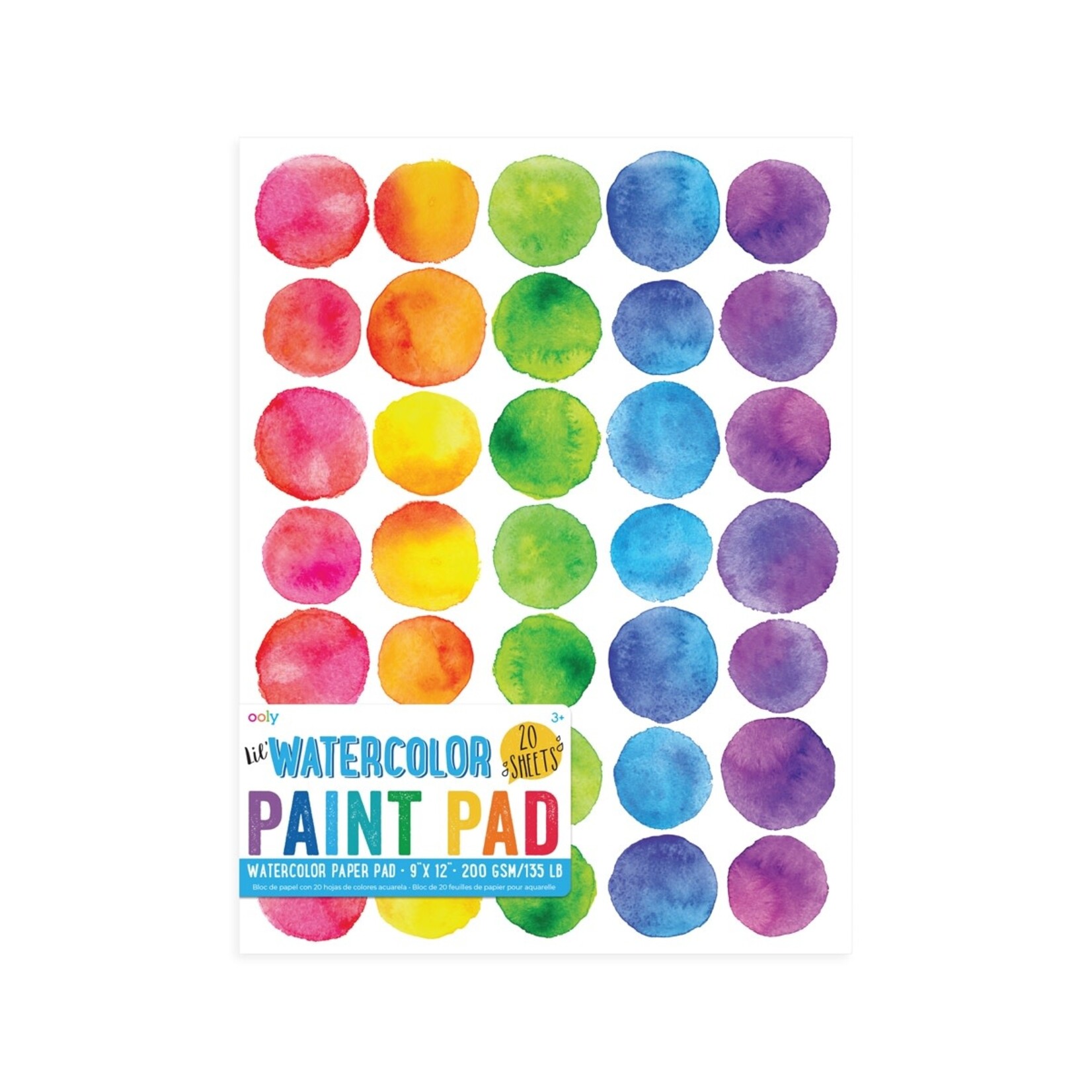 ooly watercolor paint pad