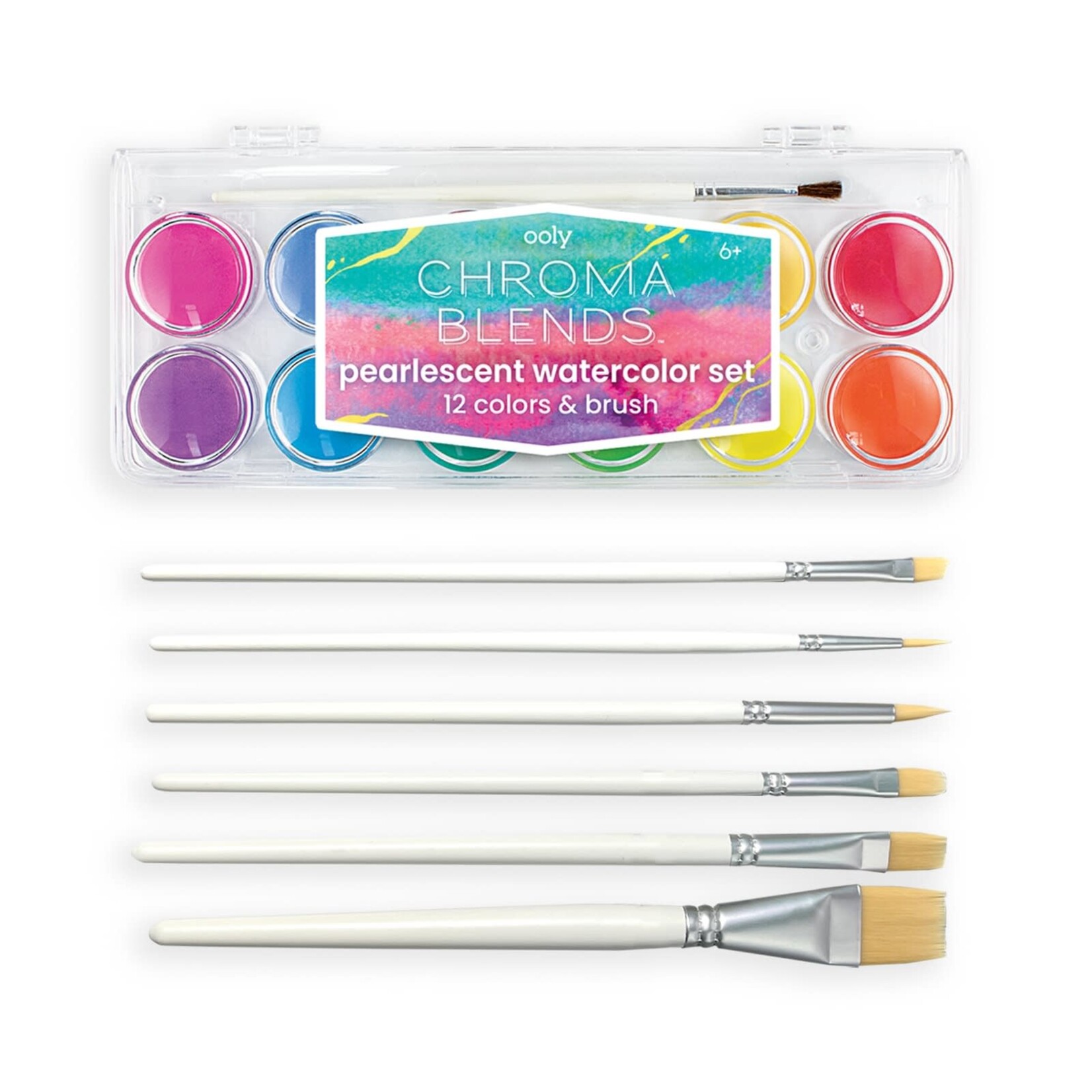 ooly chroma blends paint brush set
