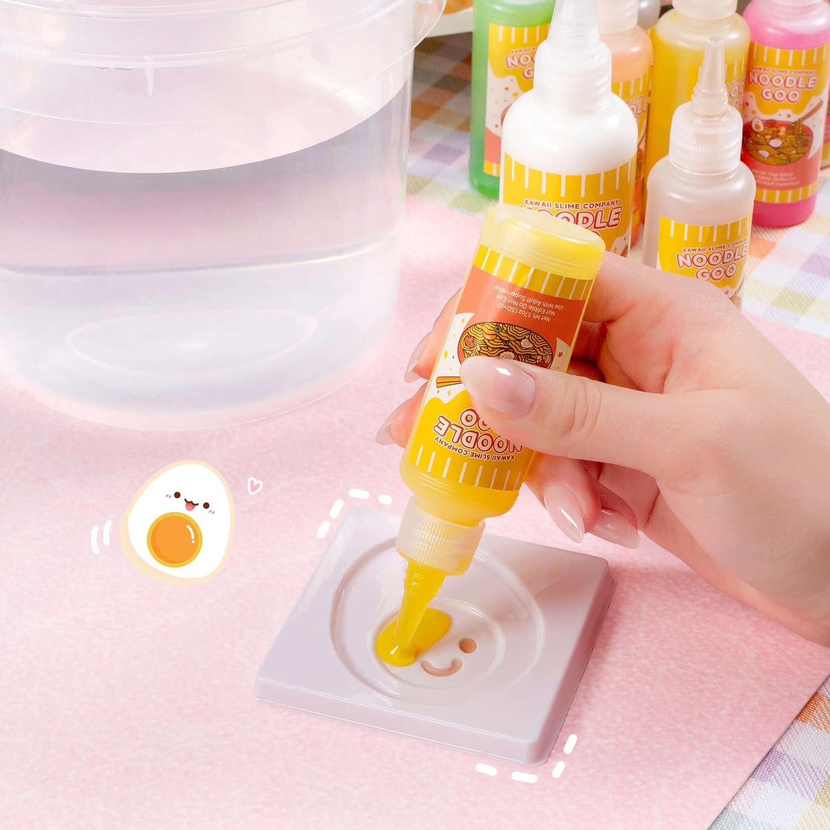 instant slime noodles science kit