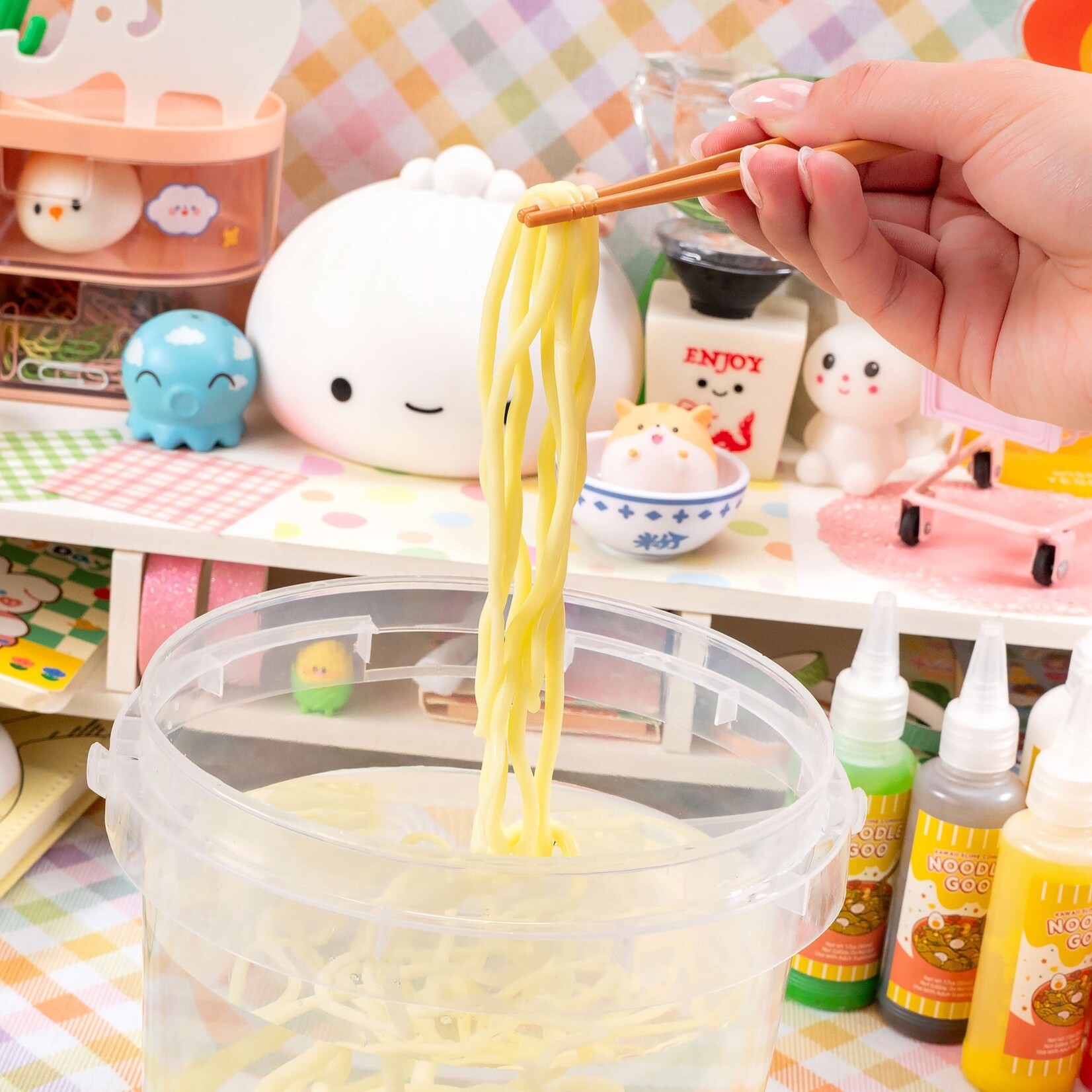 instant slime noodles science kit
