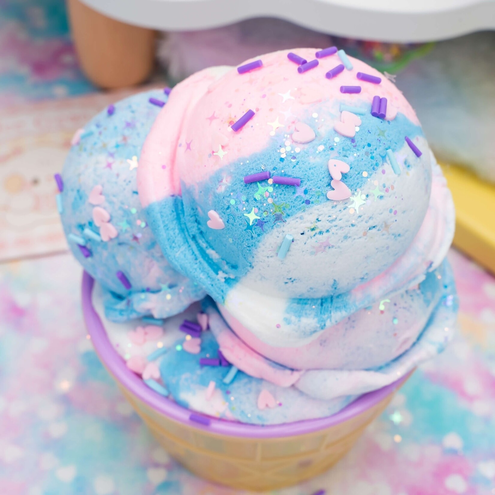kawaii slime company cotton candy ice cream slime