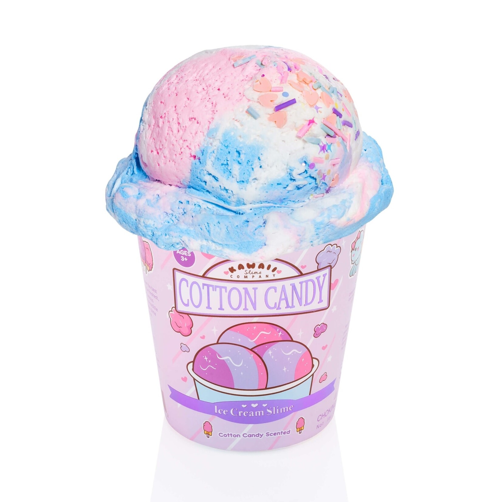 kawaii slime company cotton candy ice cream slime
