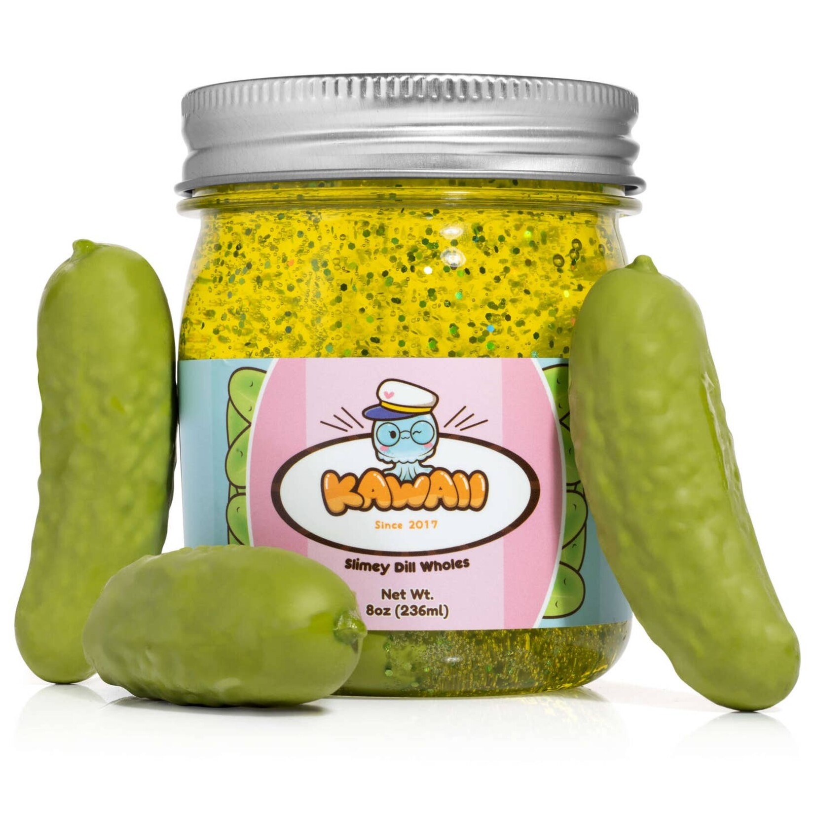 kawaii slime company slimey dill wholes pickle slime
