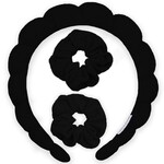 frog sac black spa headband & scrunchie wristbands