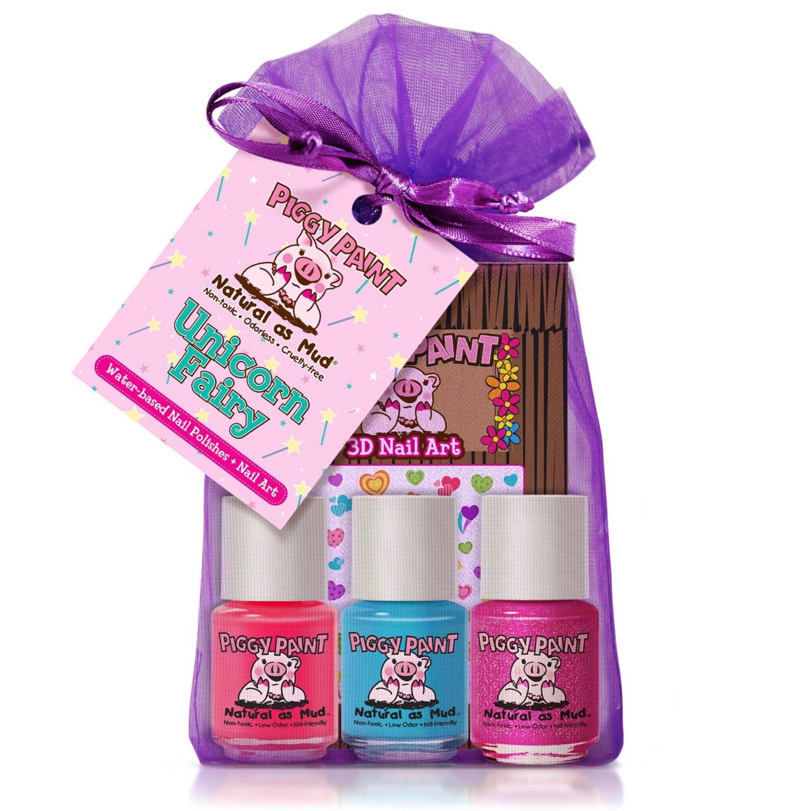 piggy paint unicorn fairy nail polish pack