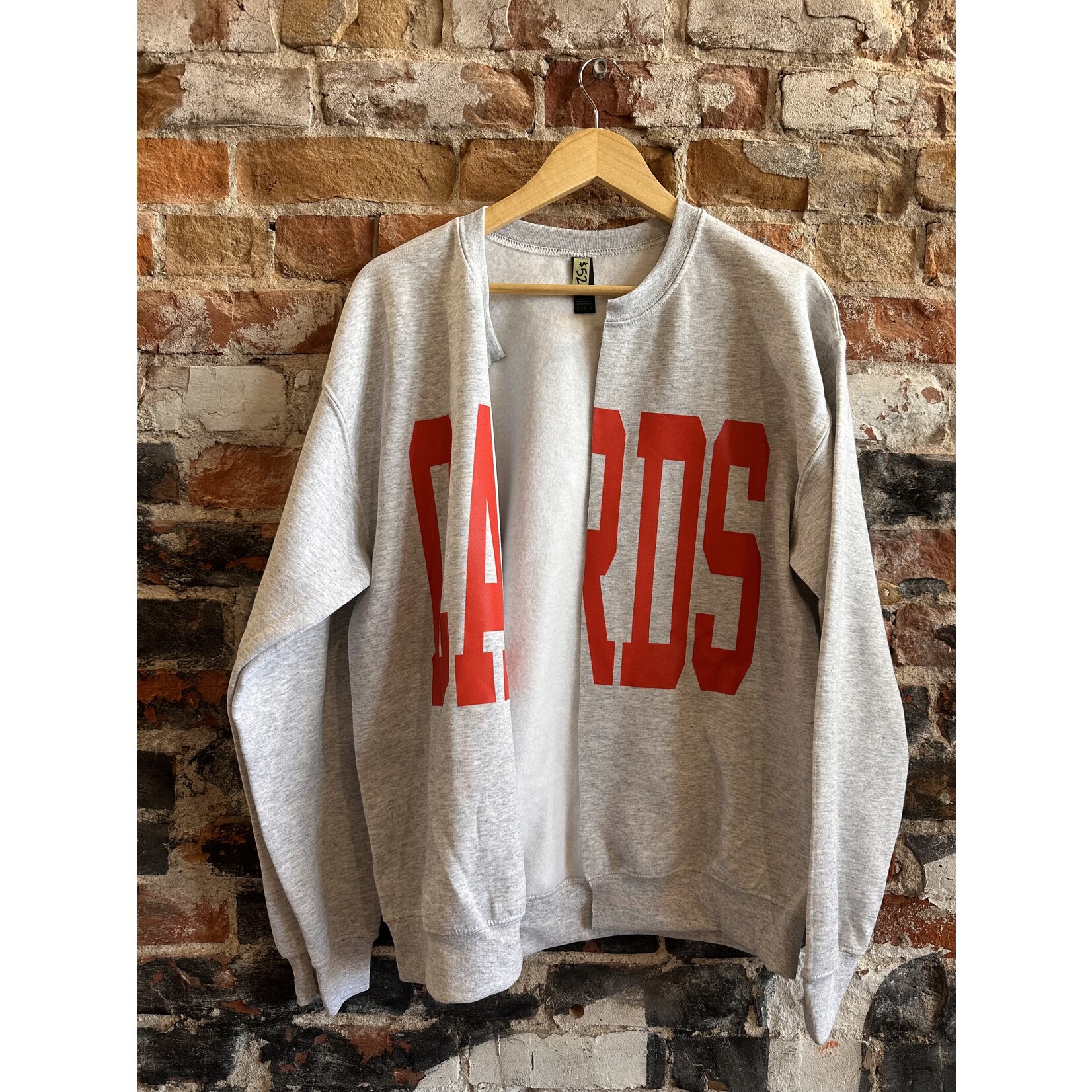 CARDS sweatshirt cardigan