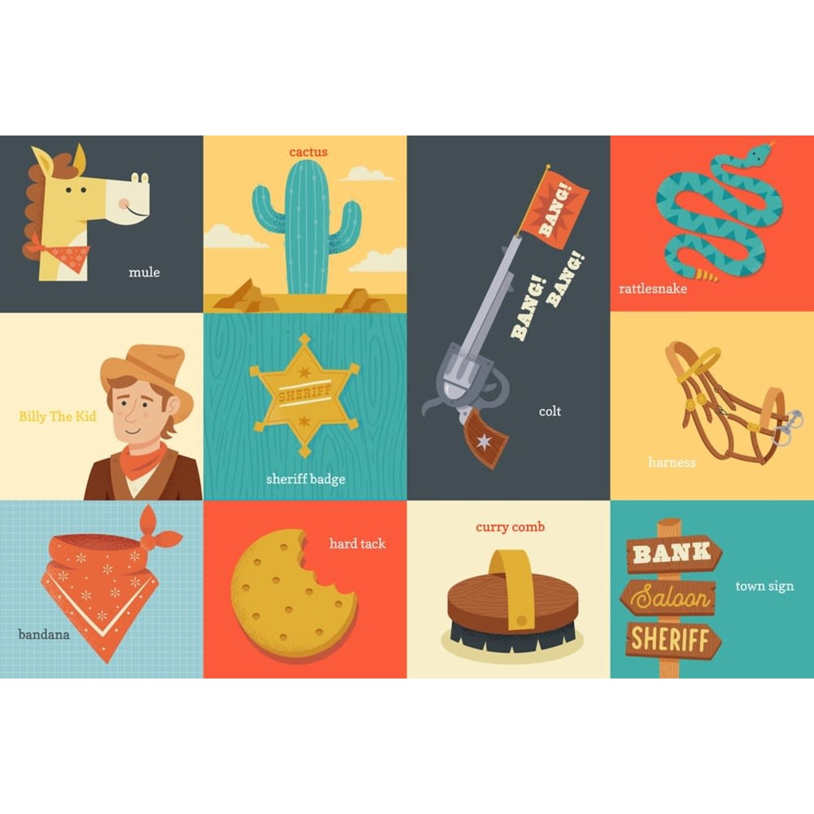 100 first words for little cowpokes