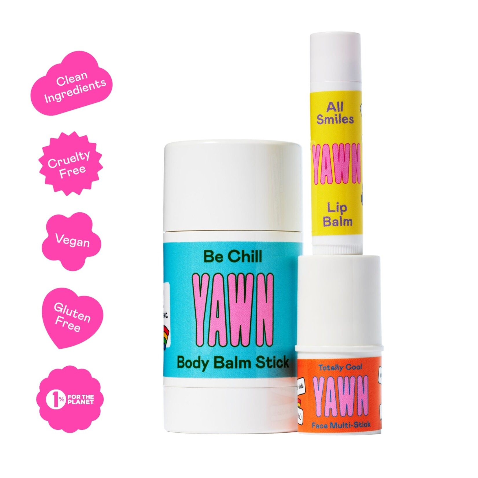 yawn YAWN clean makeup & skincare kit