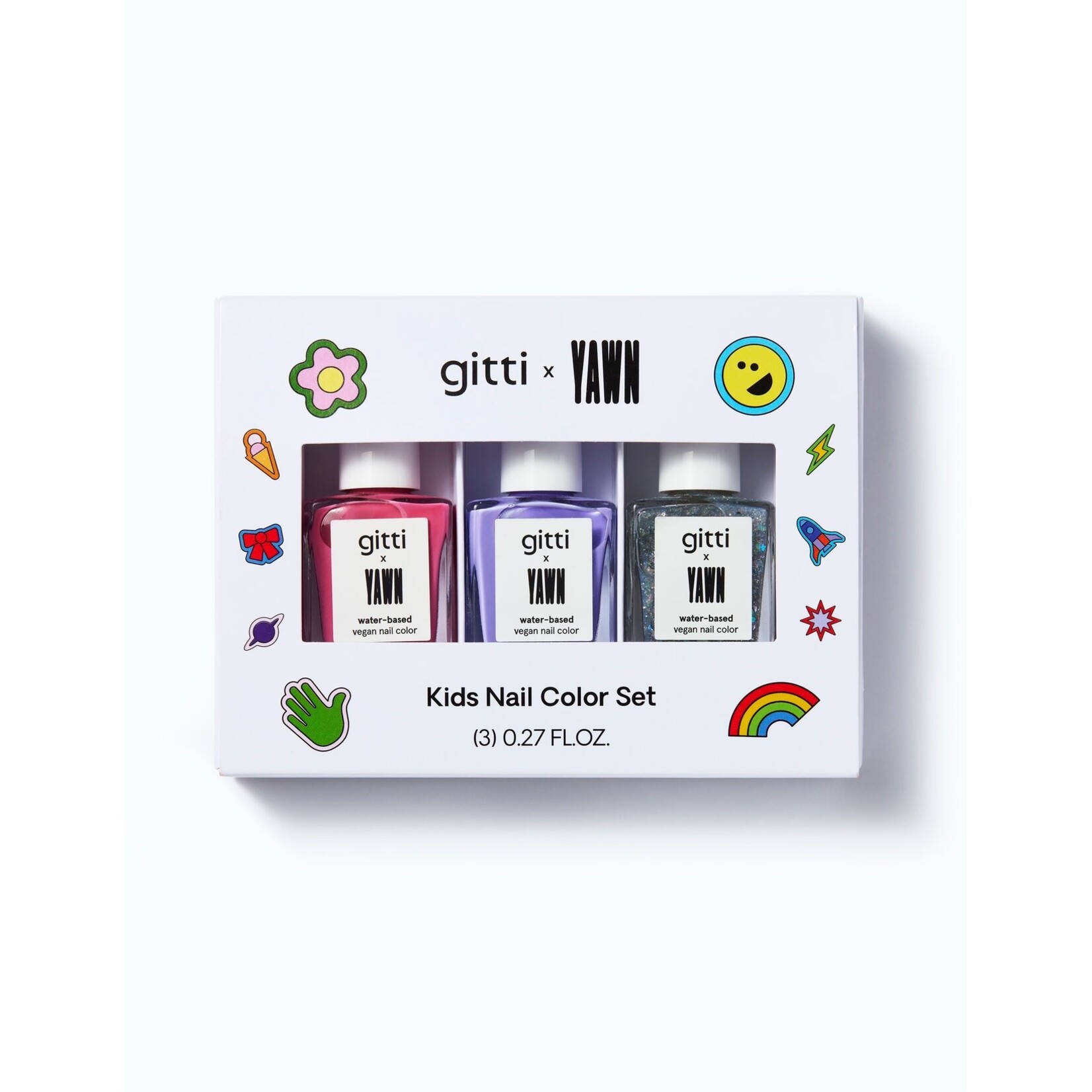 yawn kids nail color set