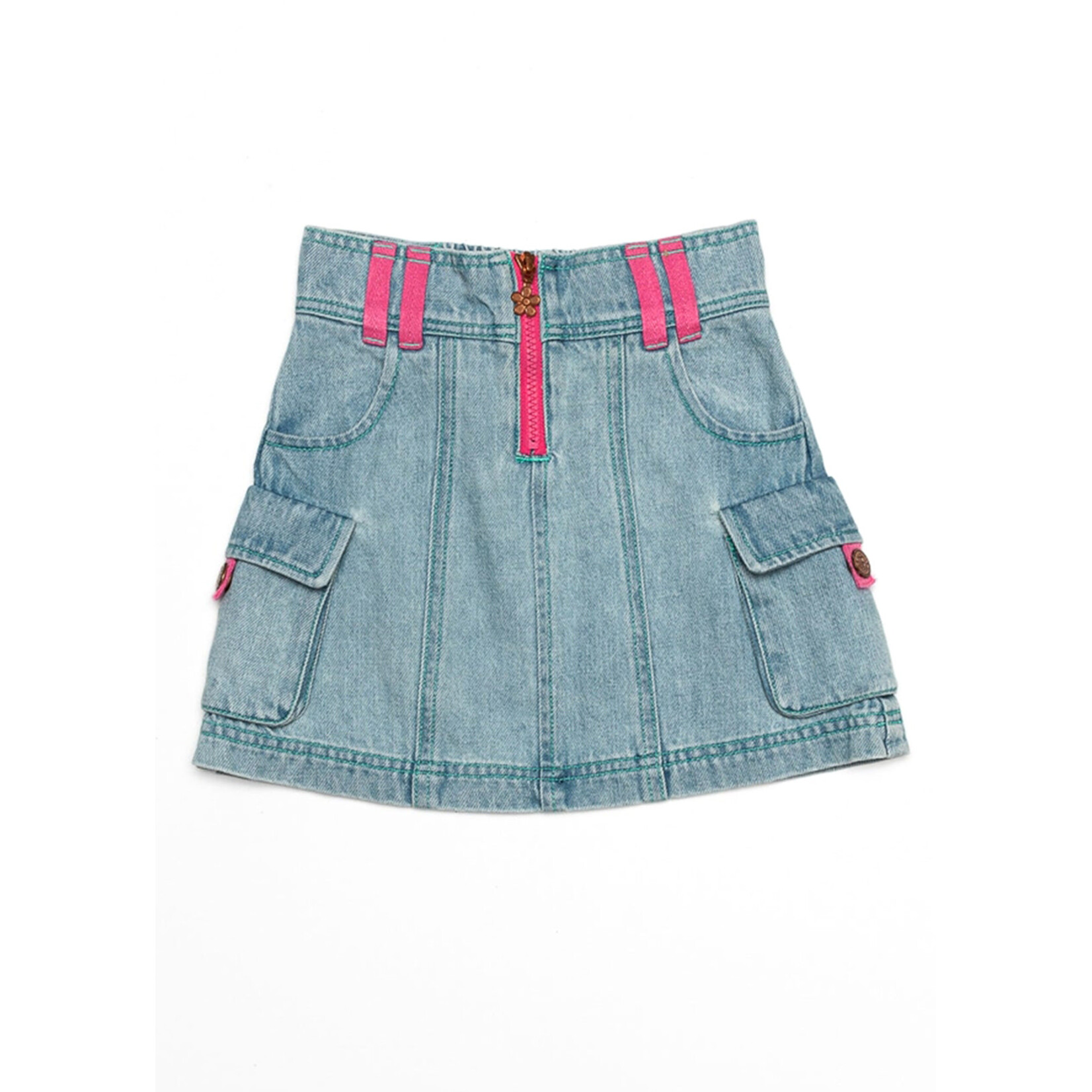 finding foxtale soda pop denim skirt