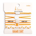 k'lani orange GAME DAY hair tie bracelet