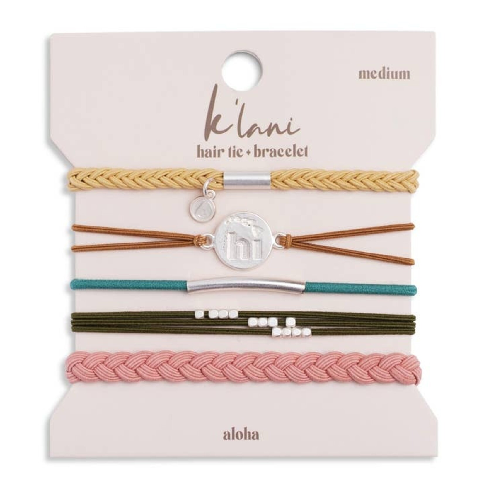 k'lani ALOHA hair tie bracelet
