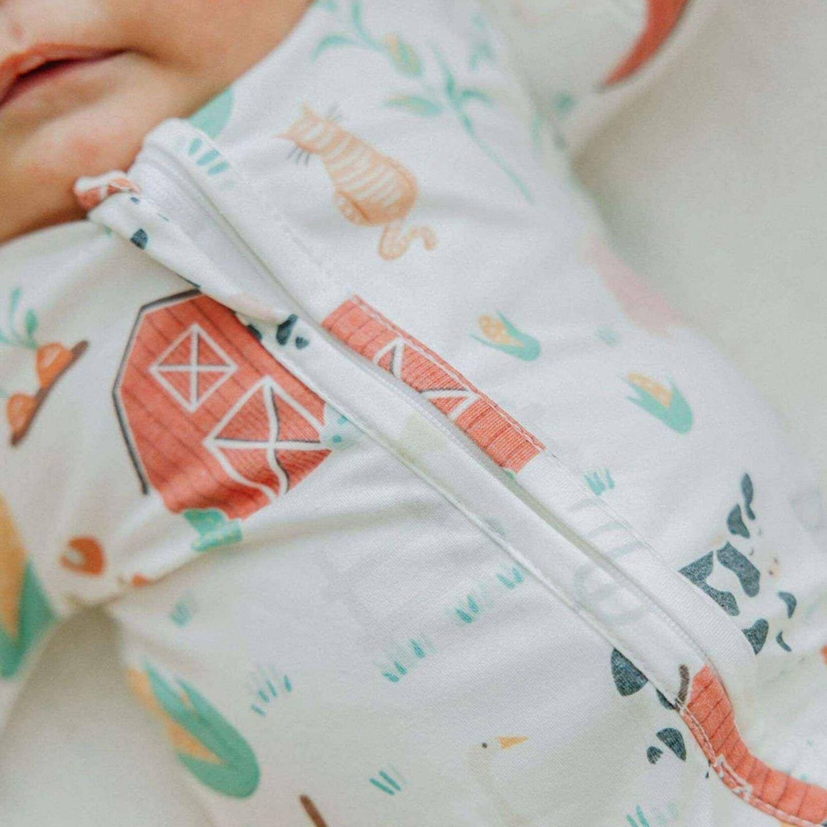 copper pearl farmstead footie pajama