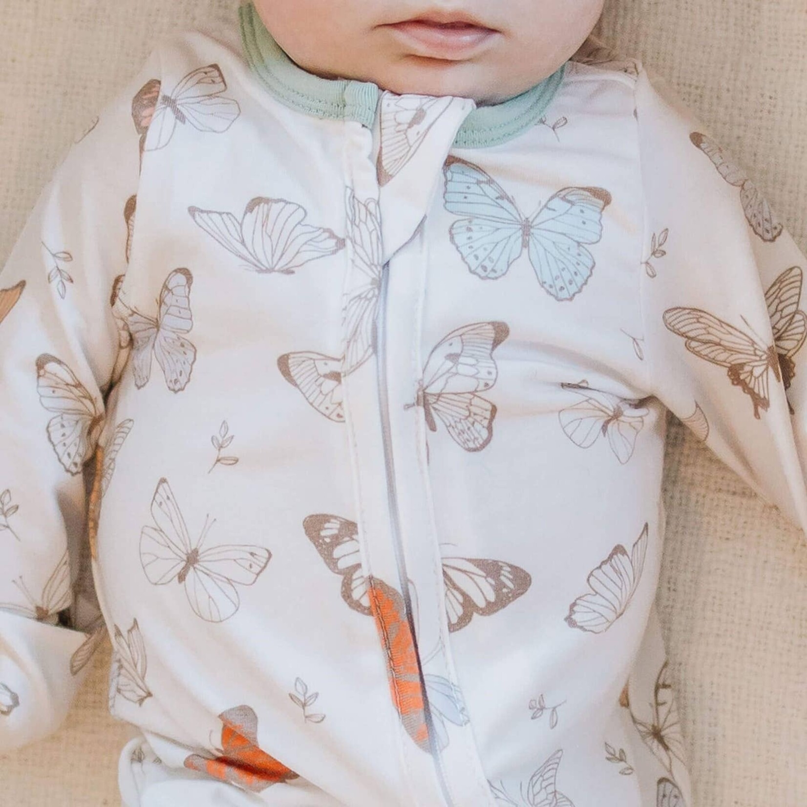 copper pearl luna footie pajama