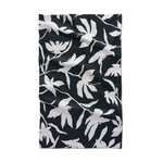 geometry midnight petal GEOMETRY tea towel