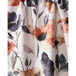 geometry moody poppy GEOMETRY tea towel