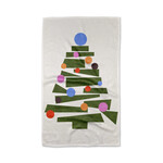 geometry modern festive tree GEOMETRY tea towel - Christmas tree