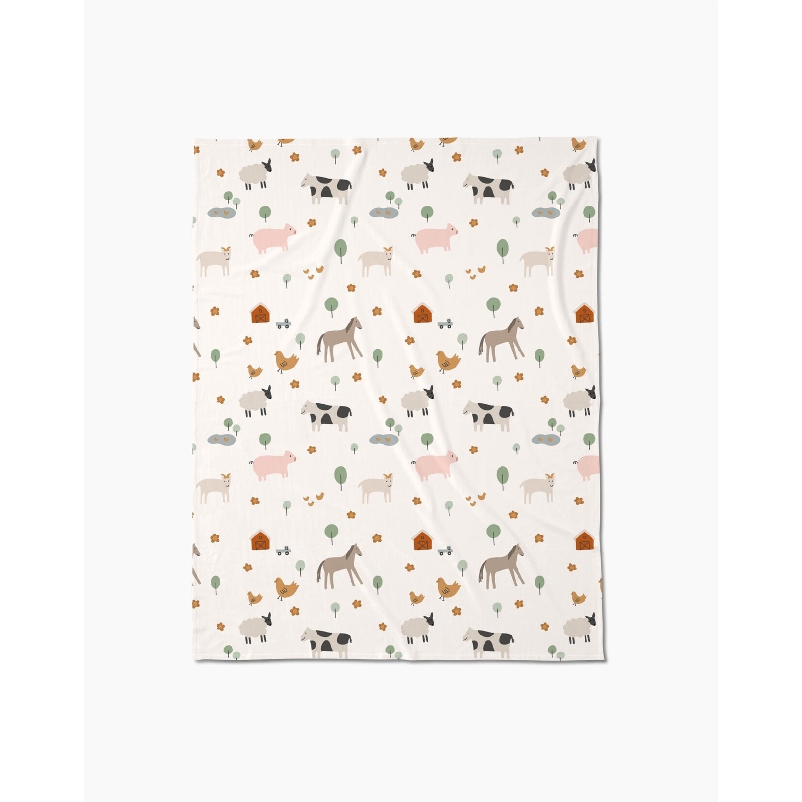 geometry farm animals butter blanket