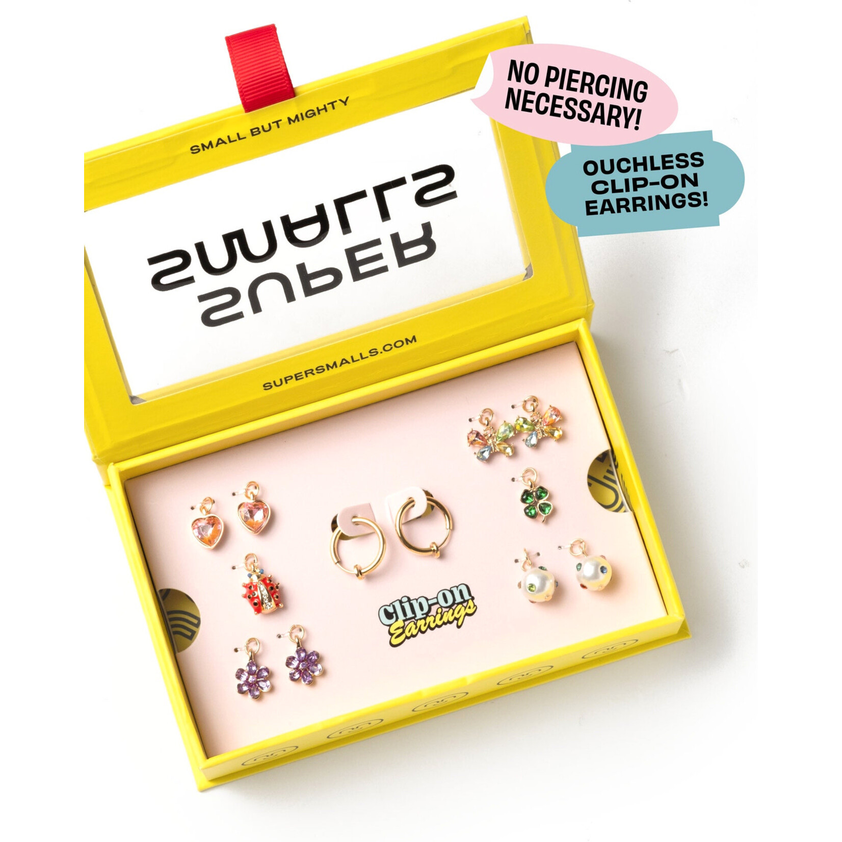 super smalls absolutely charming clip-on earring set