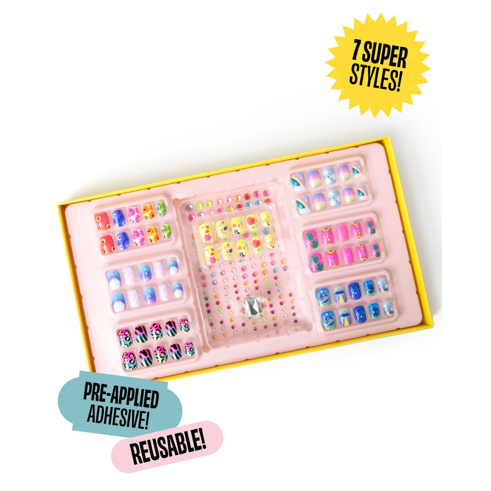 super smalls days of the week press-on nail kit