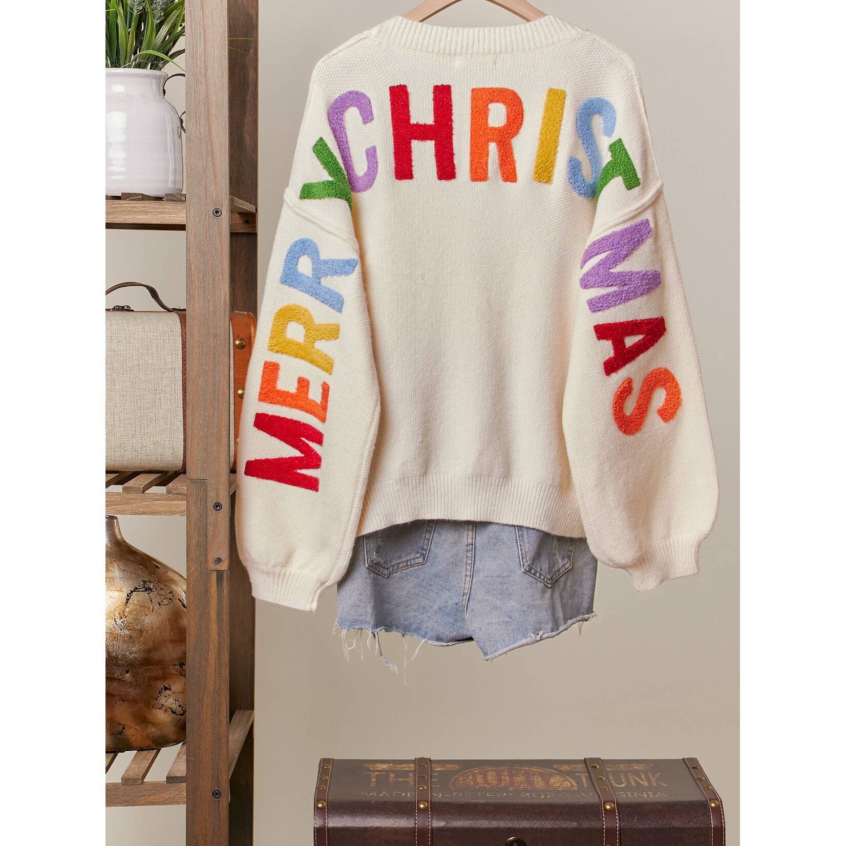 mello. cream CHRISTMAS cardigan