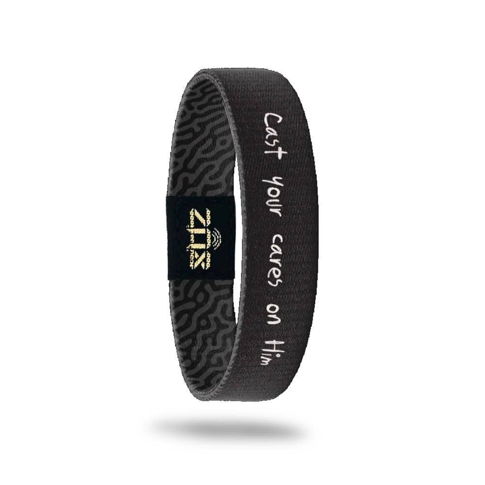 zox CAST YOUR CARES ON HIM  interactive bible verse bracelet