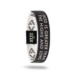 zox GOD IS GREATER  interactive bible verse bracelet