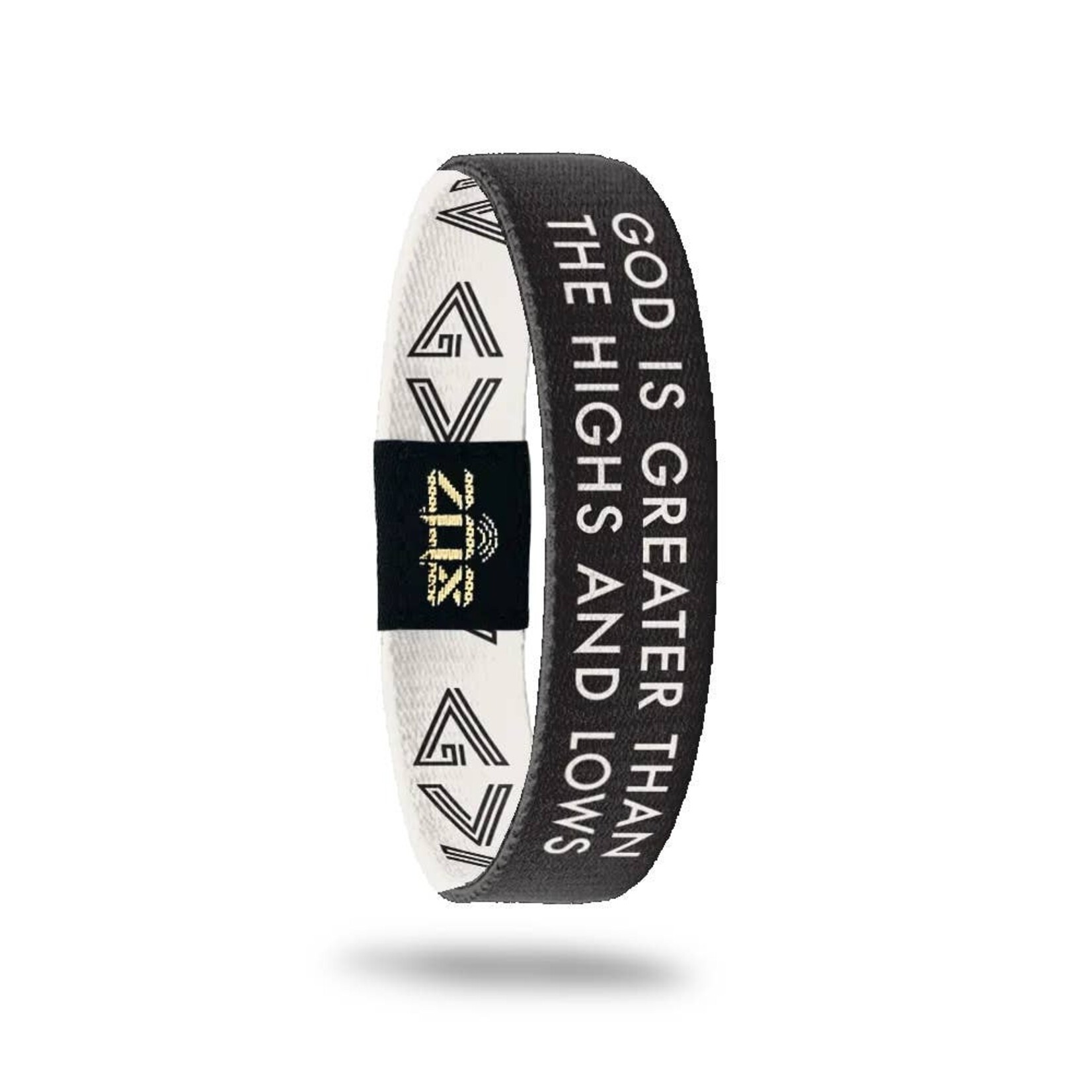zox GOD IS GREATER  interactive bible verse bracelet