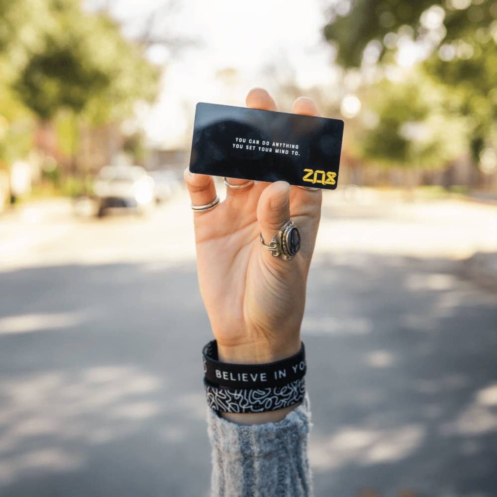 zox BELIEVE IN YOURSELF  interactive bracelet