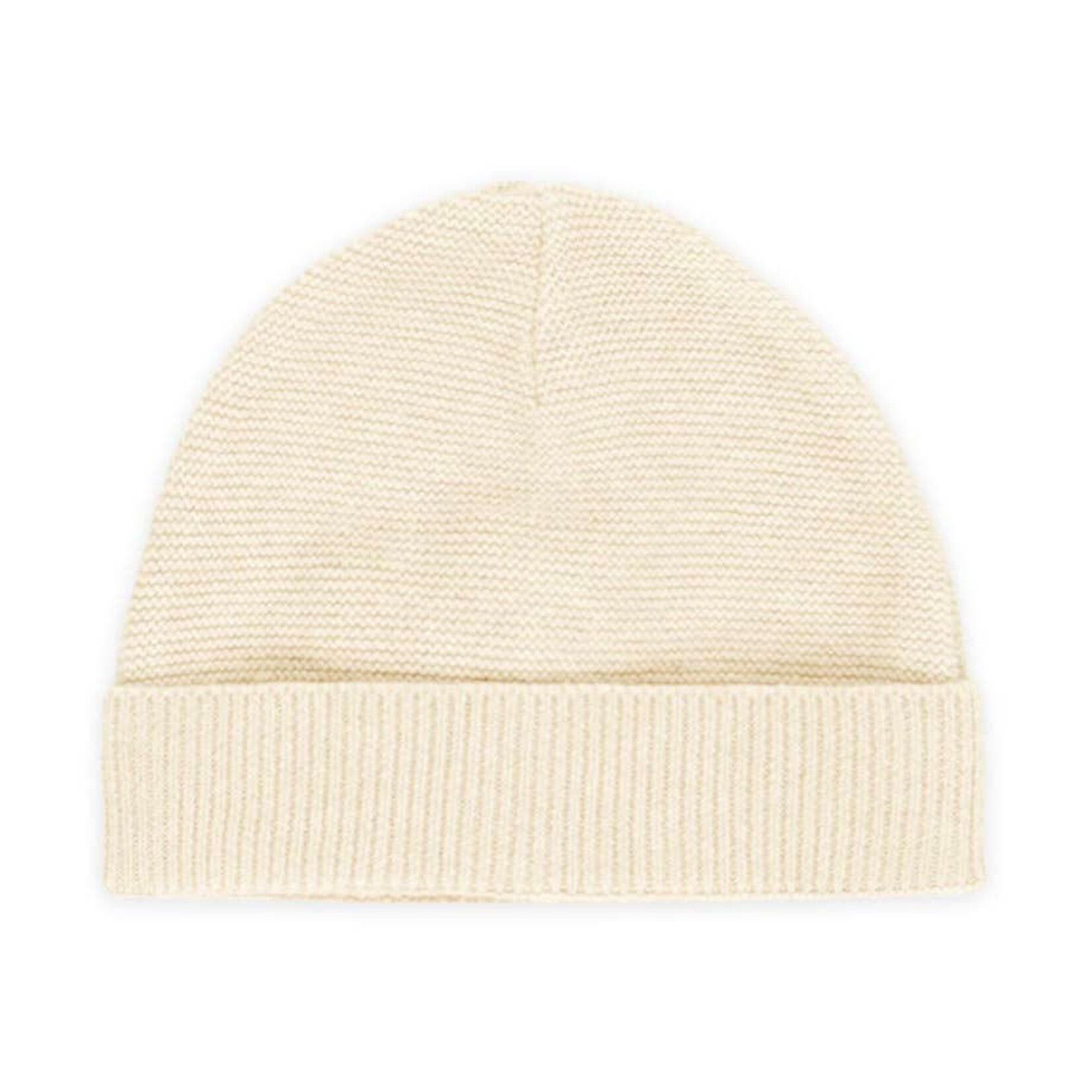 quincy mae heathered natural knit beanie