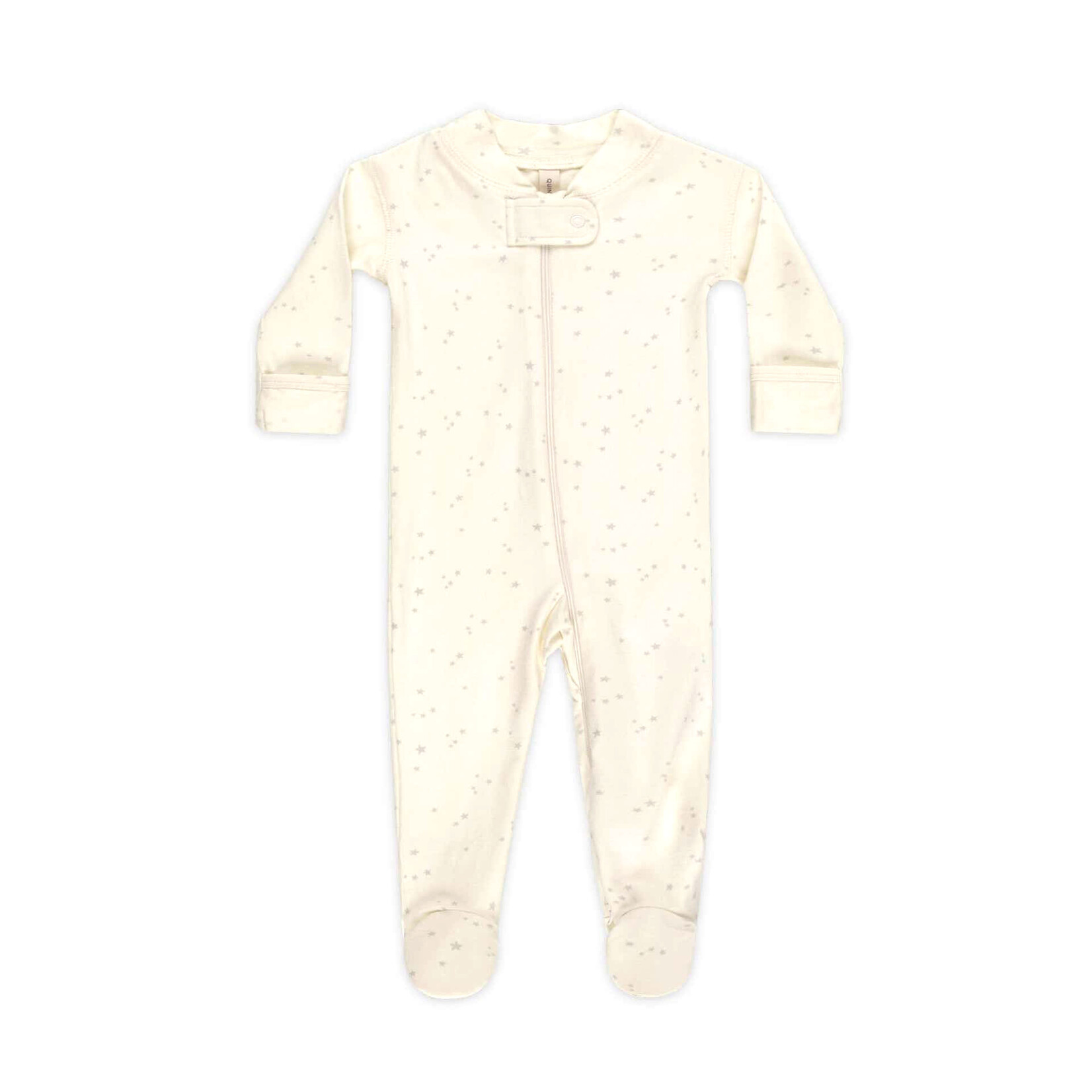 quincy mae cream star PREEMIE footie