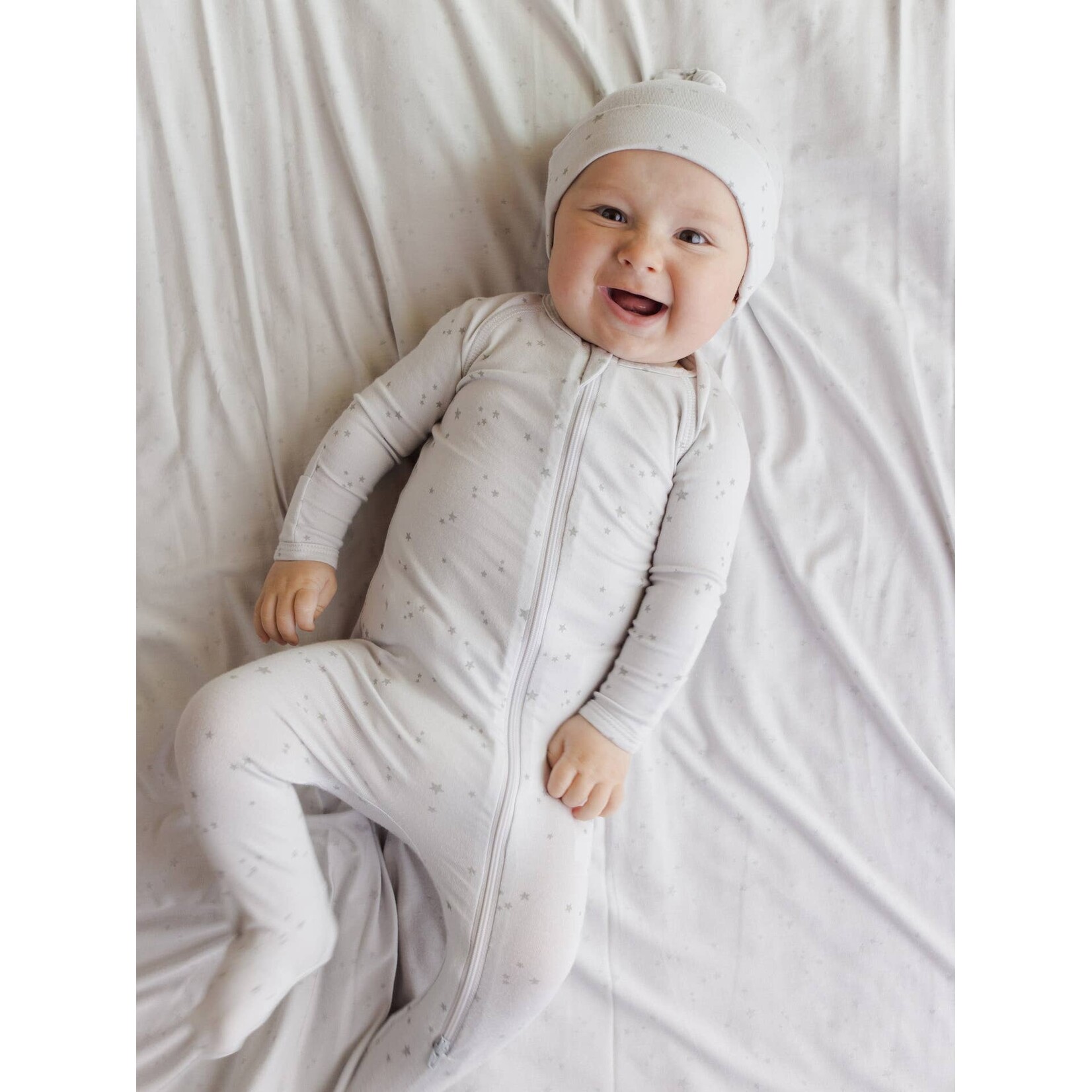 quincy mae blue star PREEMIE footie