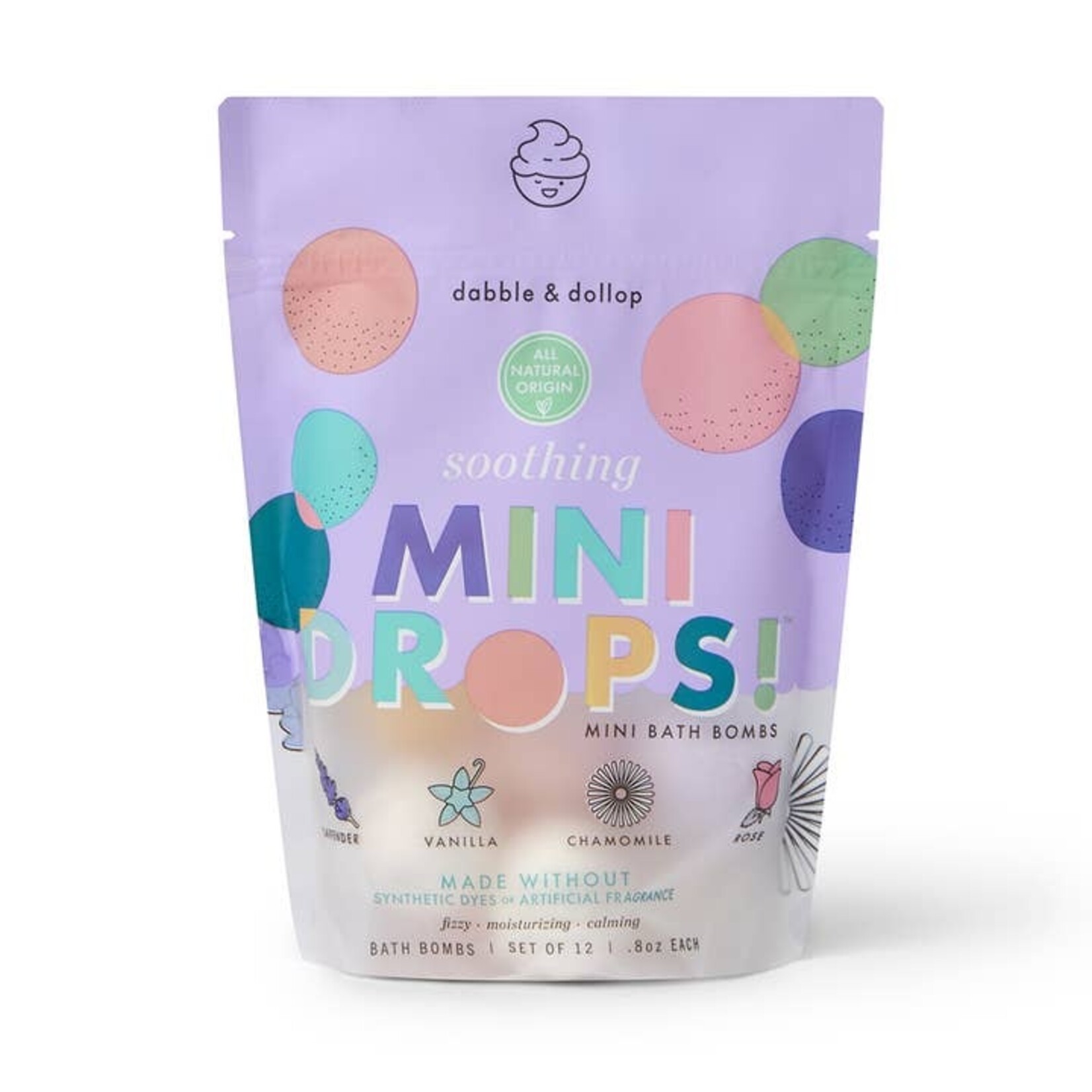 dabble & dollop soothing mini bath drops