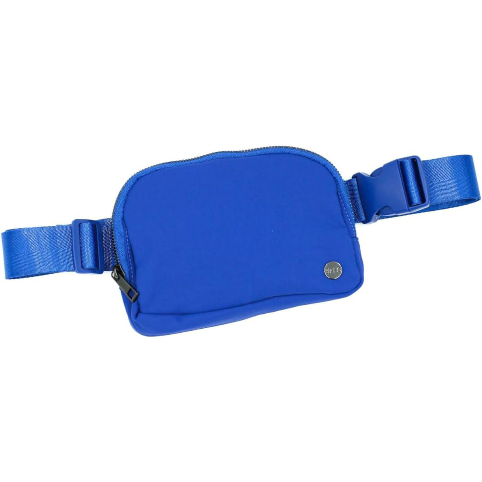 modern + chic royal blue belt bag