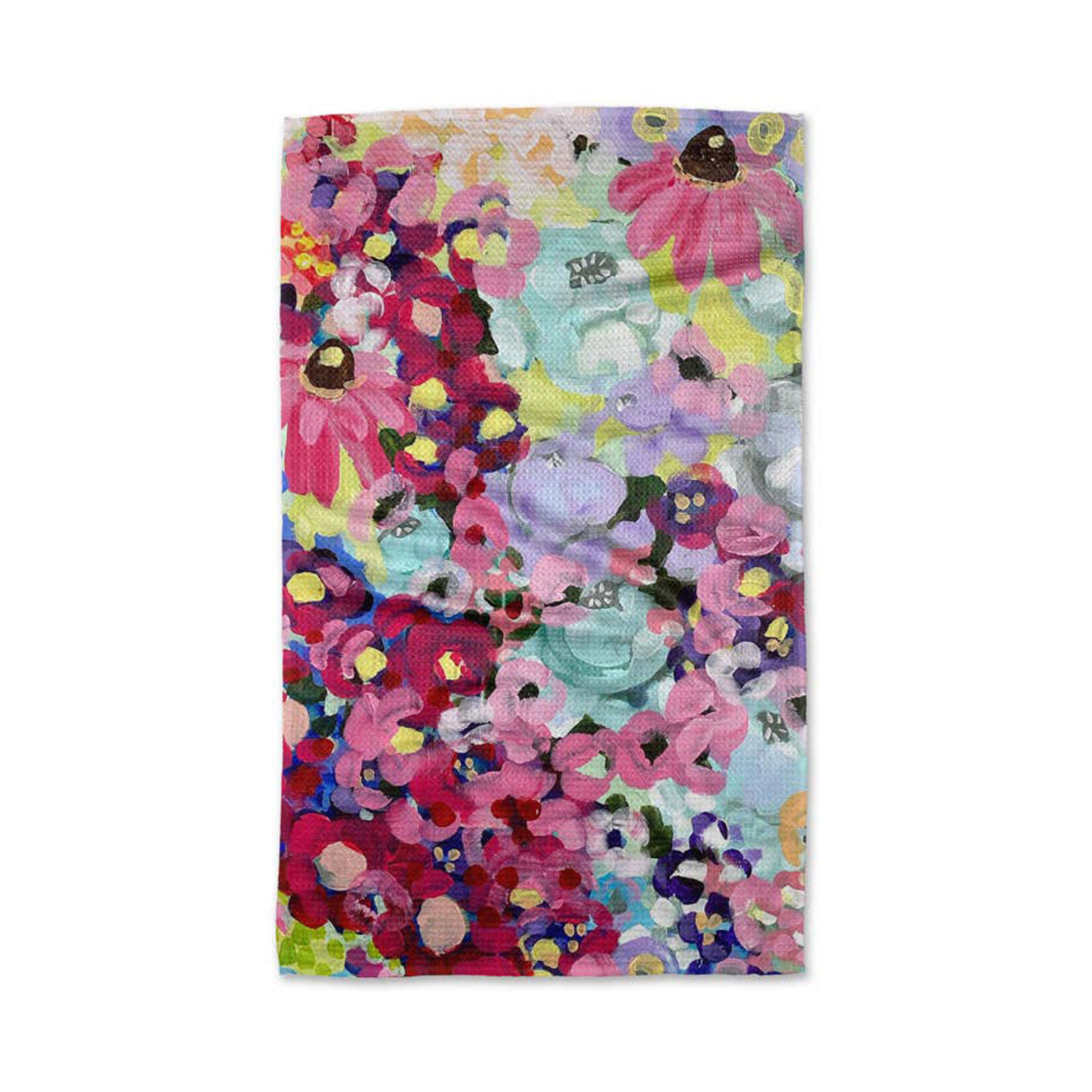 geometry fields of joy GEOMETRY tea towel