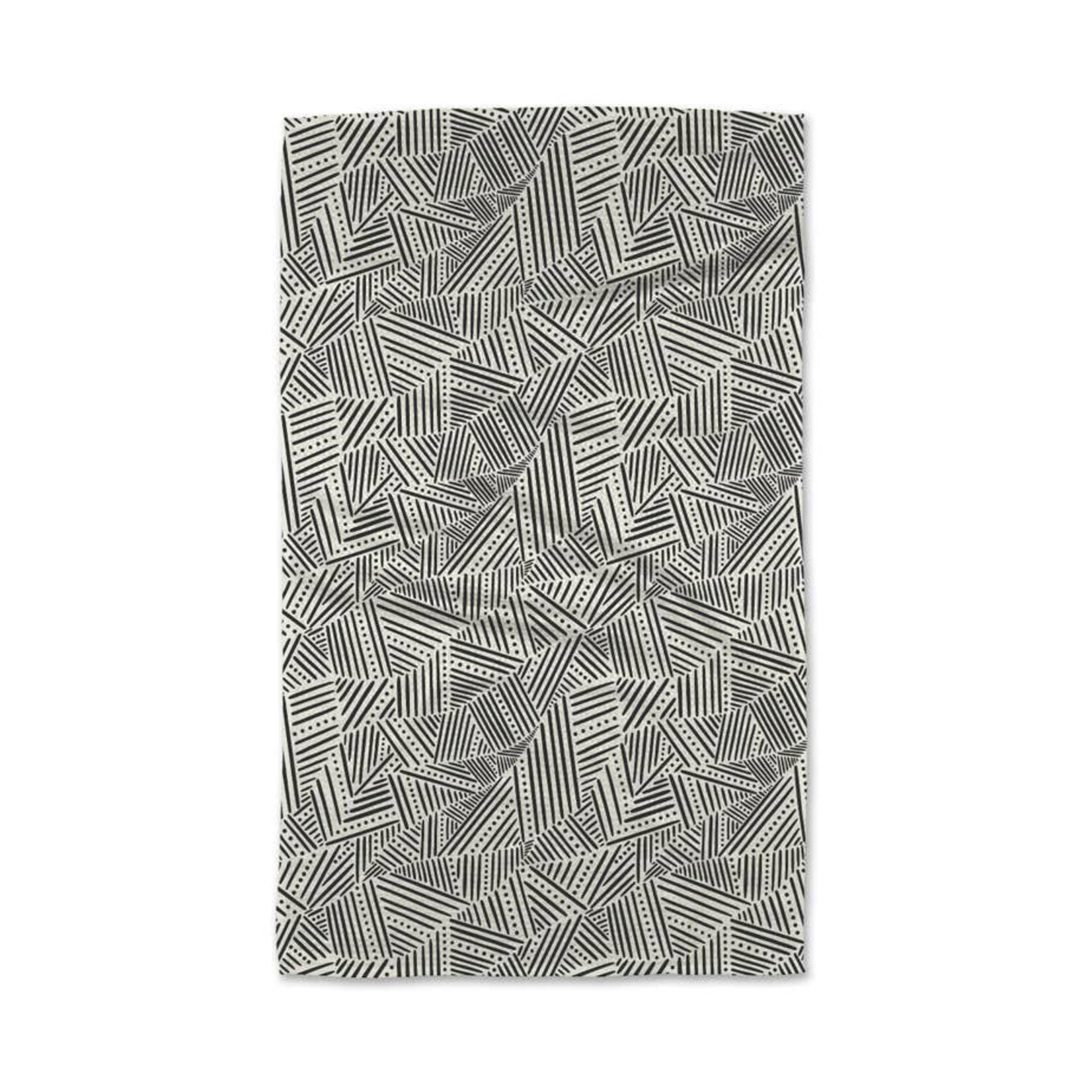 geometry rhythm current stripes GEOMETRY tea towel