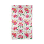 geometry pink peony GEOMETRY tea towel