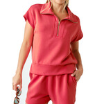 mono b laguna half-zip shortie set