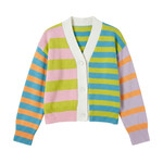 aemi + co spring stripe cardigan