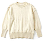 aemi + co cream oversized sweater