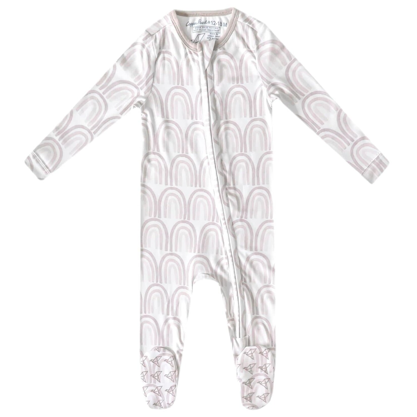 copper pearl bliss footie pajamas