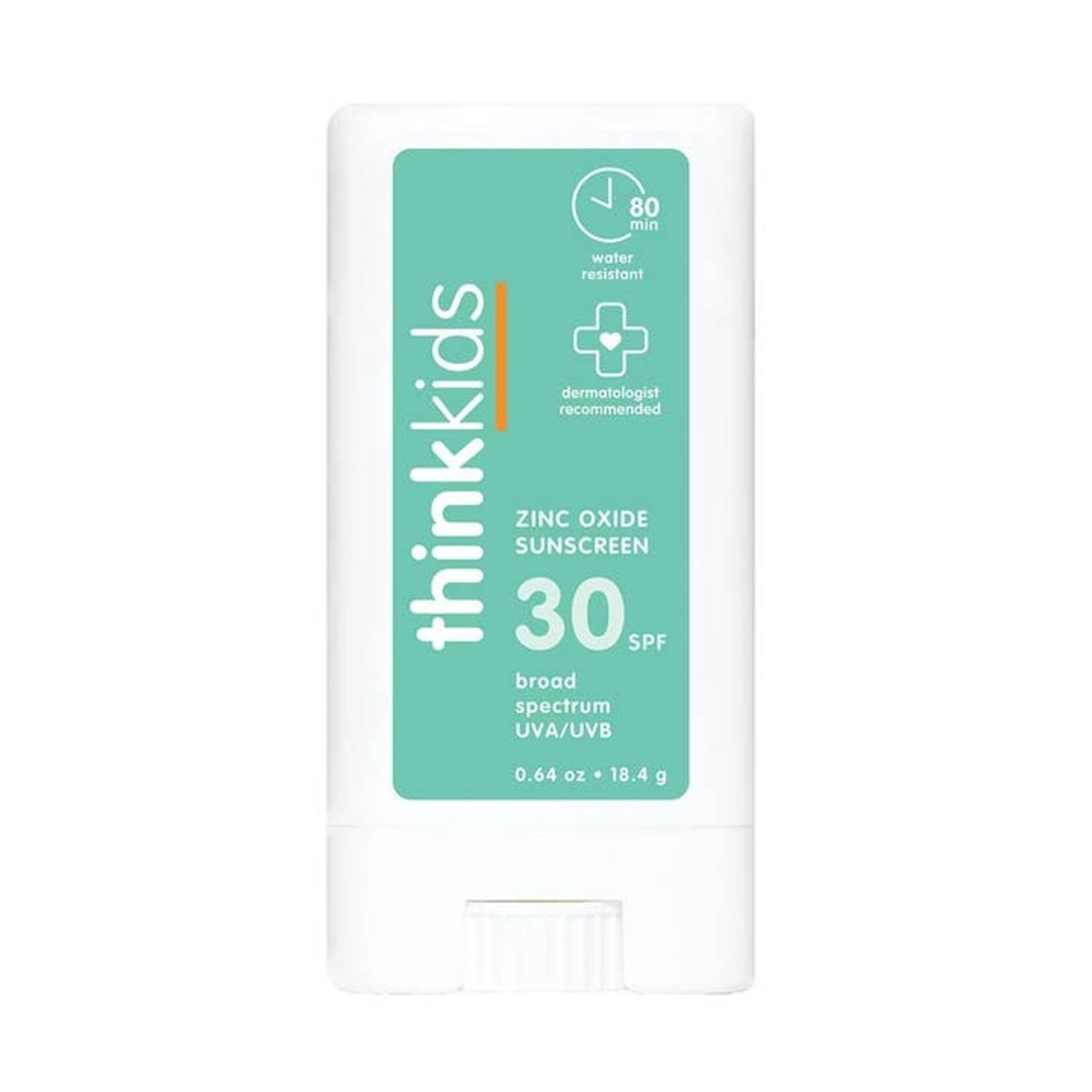think kids zinc oxide sunscreen stick SPF 30