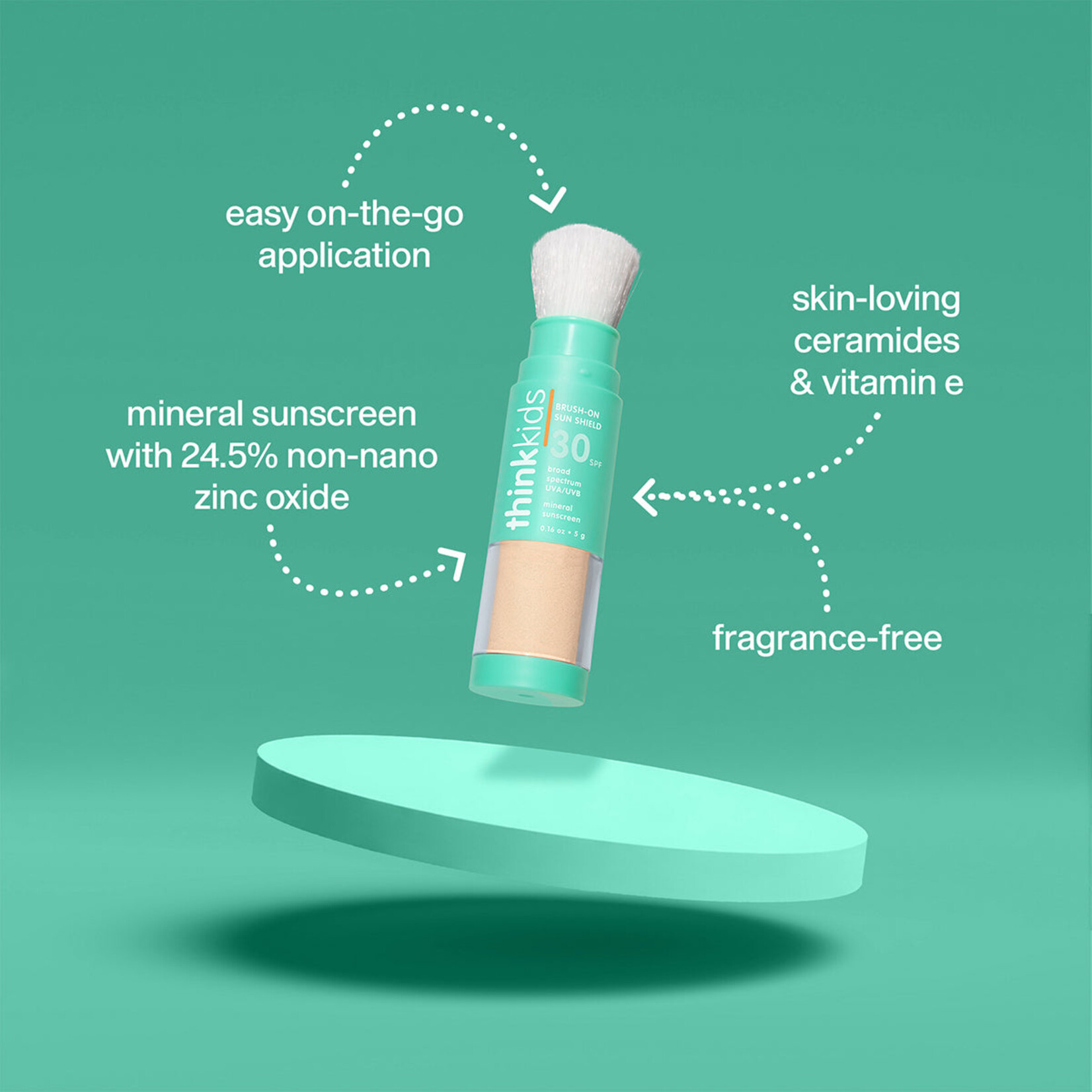 think kids brush-on sun shield SPF 30