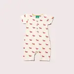 little green radicals sausage dog romper