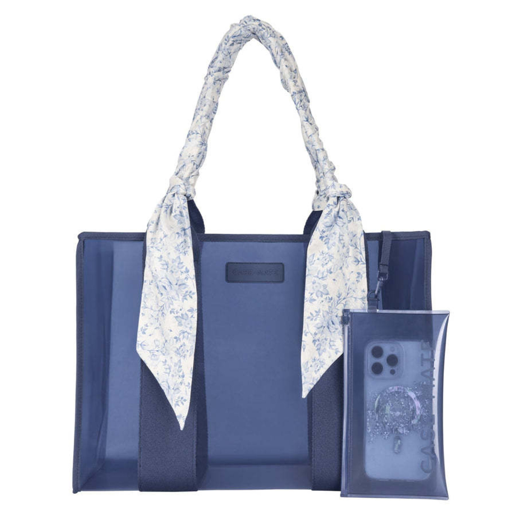 case mate navy jelly tote bag