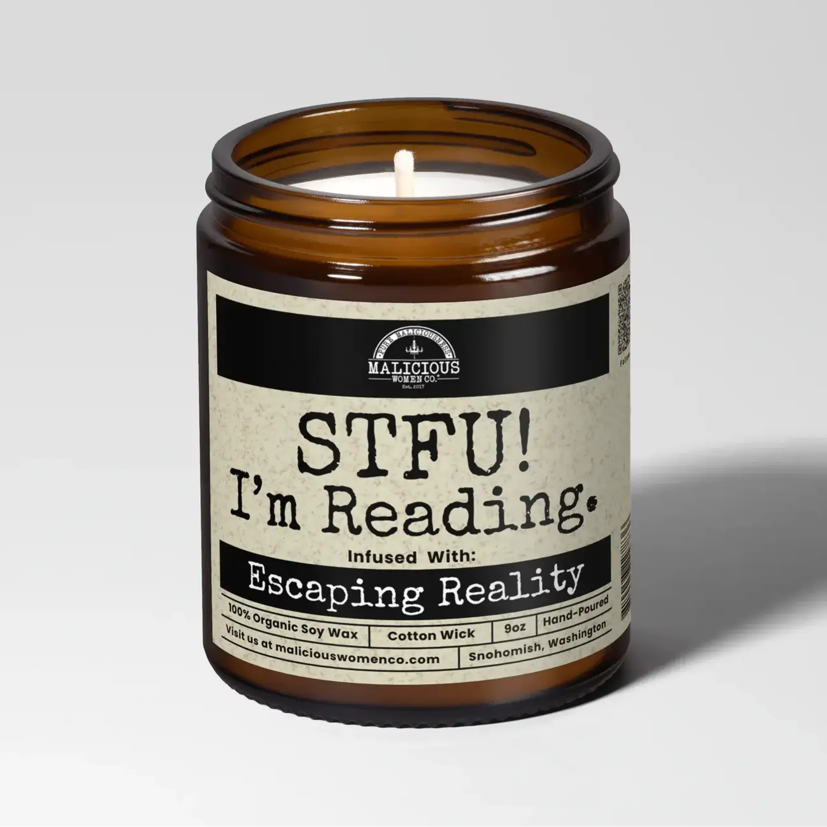 malicious women co. STFU! i'm reading!...escaping reality